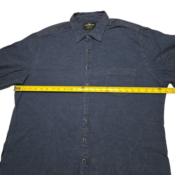 Rodd and Gunn Shirt Mens 2XL Blue Sports Fit Flannel Button Up Long Sleeve - Picture 2 of 15